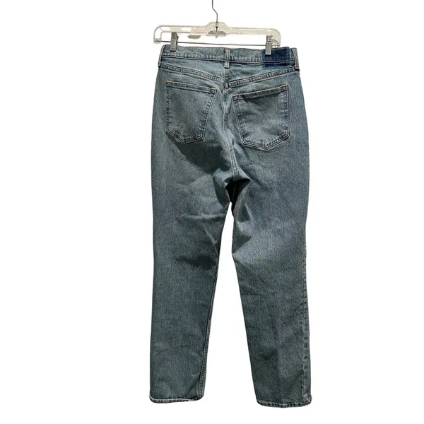 Abercrombie &‎ Fitch Curve Love Ultra High Rise 90s Straight Jeans Light Wash 29 - Image 2