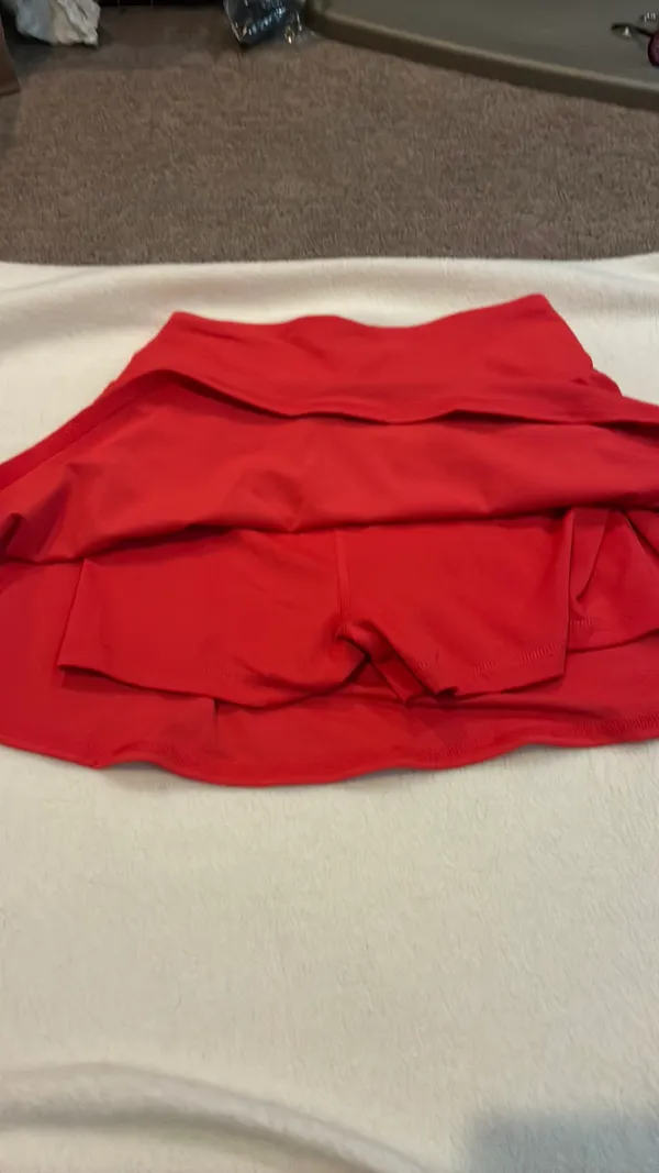 90 Degrees by Reflex red + black active skort - Image 3