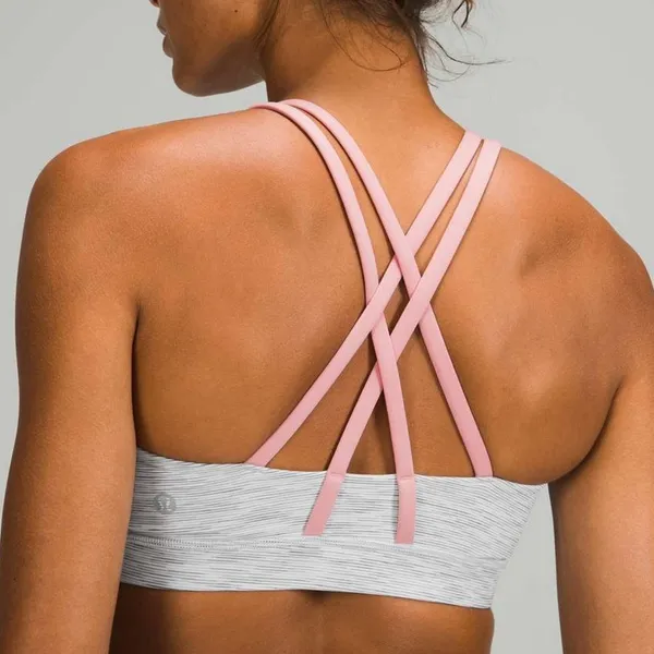 LULULEMON Energy Bra in Wee Are From Space Nimbus Battleship/Pink Puff Size 4 - Image 3