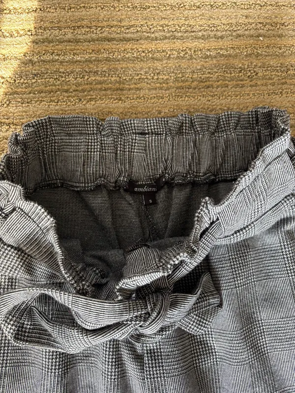 Checkered Work Pants Gray - Image 3