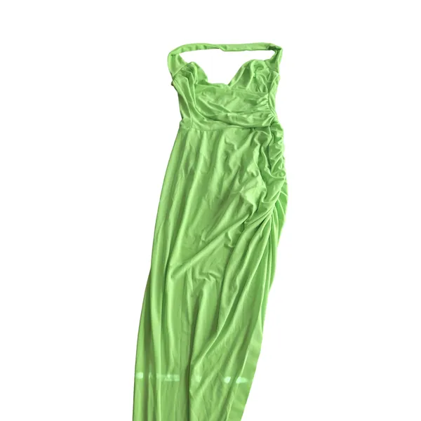Norma Kamali Cayla Side Drape Halter Maxi Dress Size: S NEW - Image 2