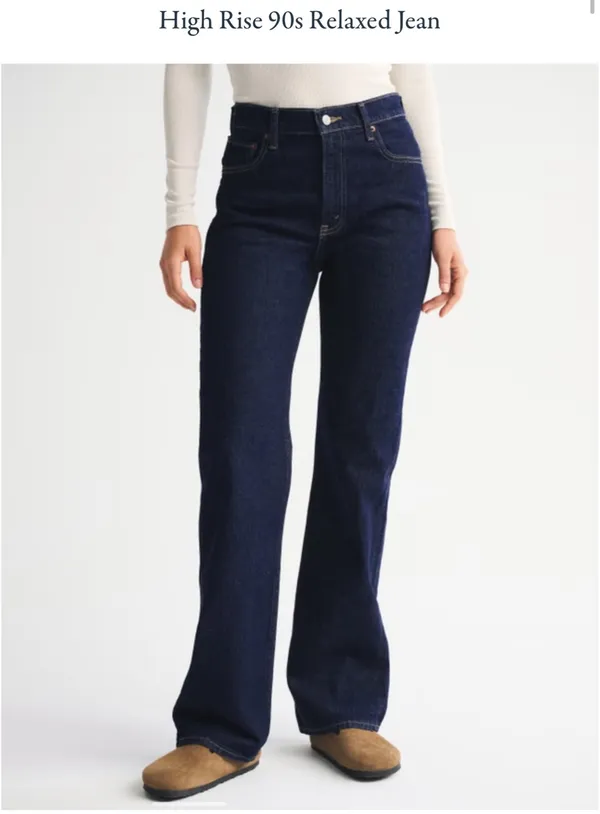 Abercrombie High-Rise Relaxed 90s Jeans - Image 2