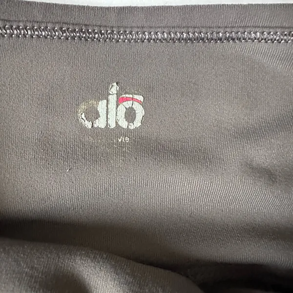 ALO Yoga Charcoal Crop‎ Leggings Women’s Sz S - Image 3