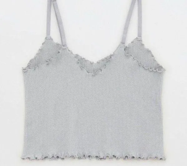 Aerie seamless rib corset bra top - Image 4
