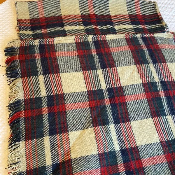 Fleece Sweater Blanket Poncho Tartan Plaid One Size Red Navy Tan Hunter Green - Image 7