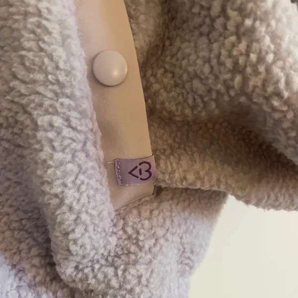 Target Viral exclusive Blogilates Campfire High Pile Fleece Full Zip Jacket - Image 3