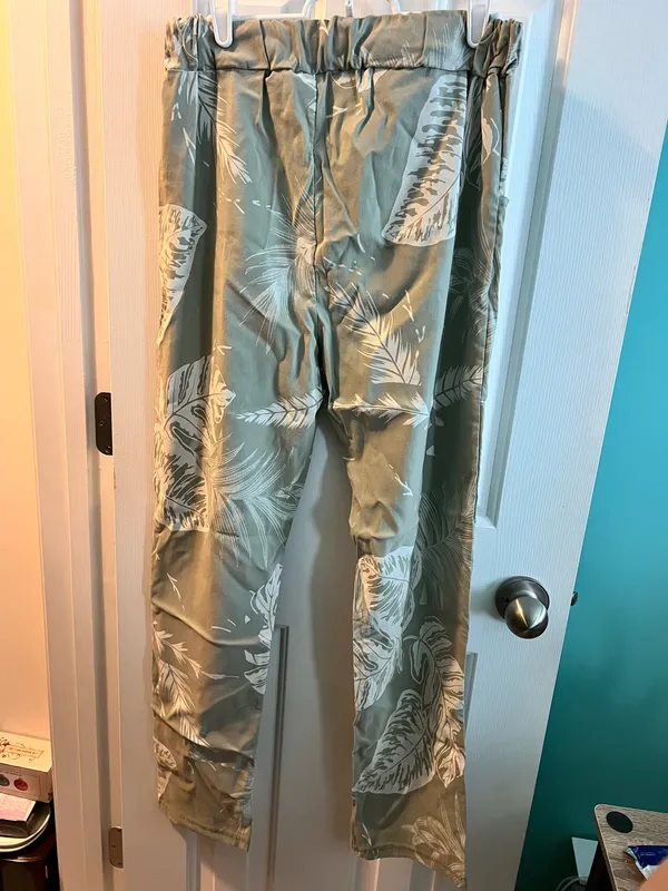 Kaktus Green Linen Pants - Image 2