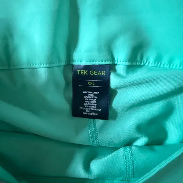 NWT Tek Gear aqua green golf athletic skirt size XXL - Image 4