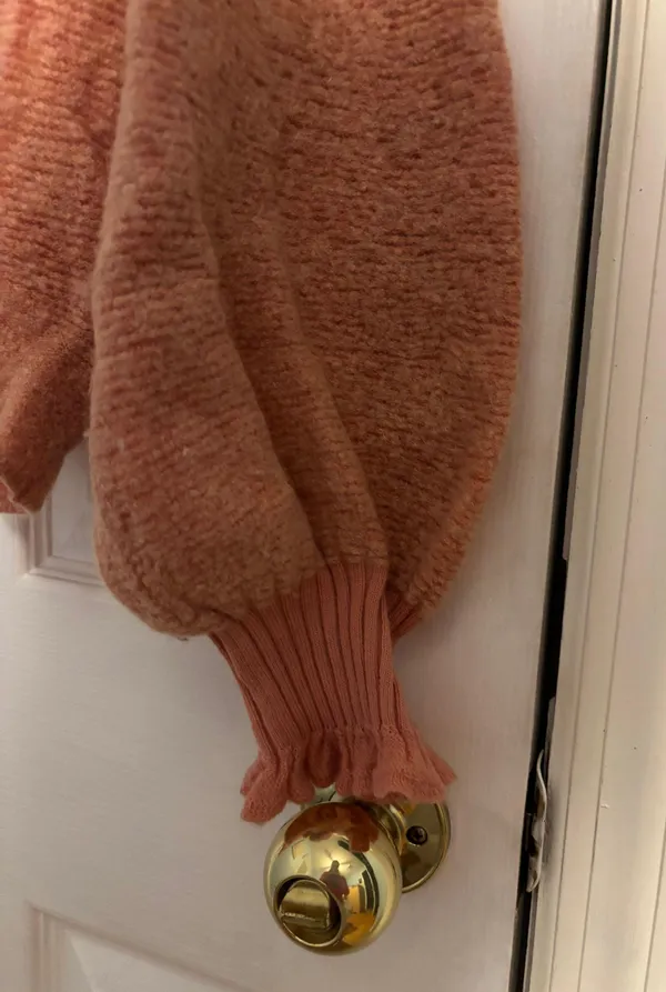 Free People Pink High Neck  Sweater - Image 2
