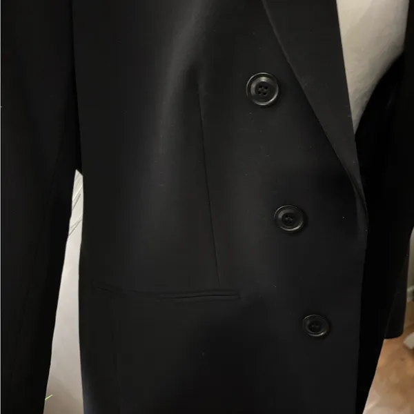 Bar III Black Open Front Blazer Size L - Image 2