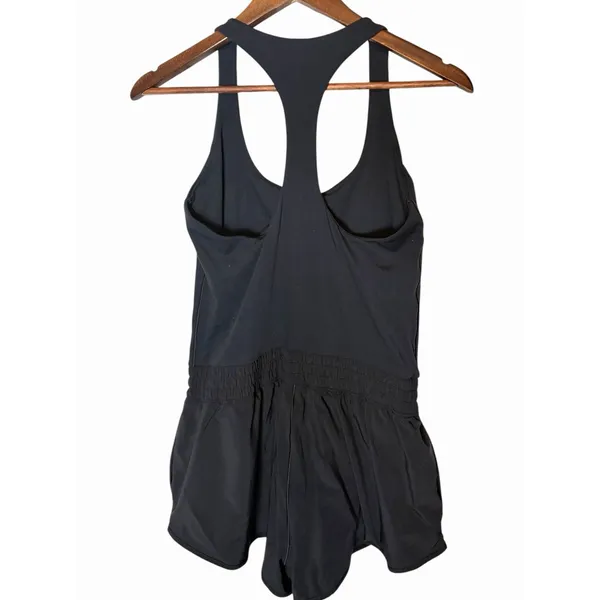 Offline by Aerie Real Me Hot Stuff Light Blue Athletic Romper Size Large - Image 6