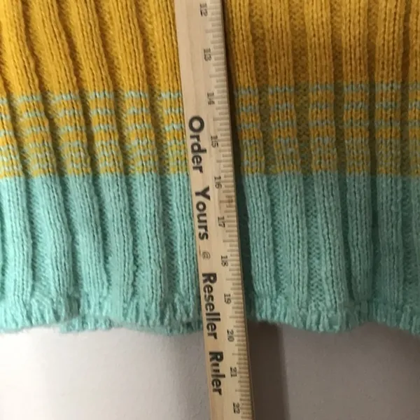 Urban outfitters BDG colorblock strip mock neck pullover sweater XS S - Image 5