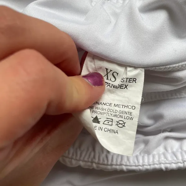 White Tennis Skirt Size XS - Image 3
