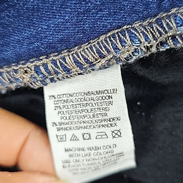 Free People -044 Women's Skinny Jean Side Zipper Size 27‎ - Image 6