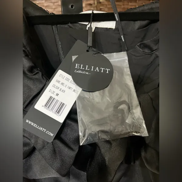 NEW Elliatt Amelie Party Dress – Black – Size Medium (MSRP $248) - Image 5
