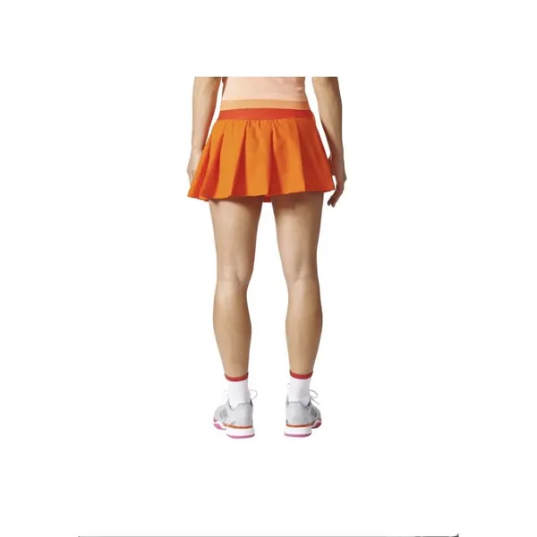 adidas Stella McCartney Barricade Tennis Skort Orange Pleated Skirt Small S - Image 10