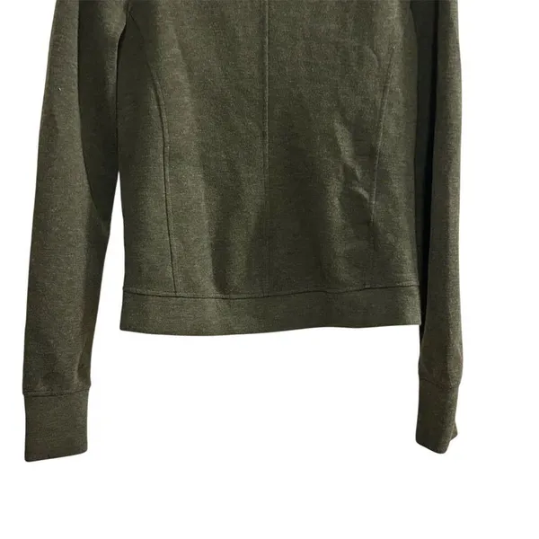 Victoria's Secret‎ Women's Green Mock Neck Full Zip Jacket Size S - Image 11