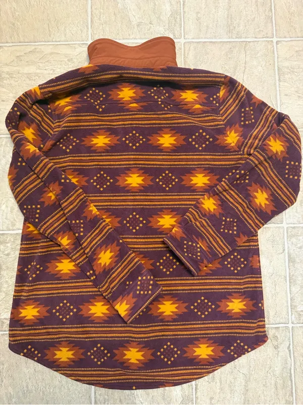 Women’s Duluth Doubleback Printed Fleece Button Down - Image 2