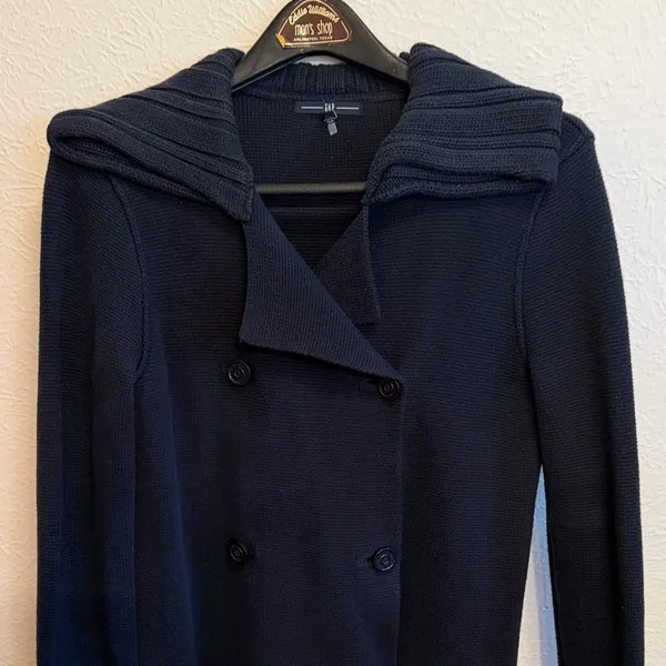 ⚓️⚓️⚓️BOGOHO ⚓️⚓️⚓️GAP Navy Double-Breasted Women's Sweater-Small - Image 3