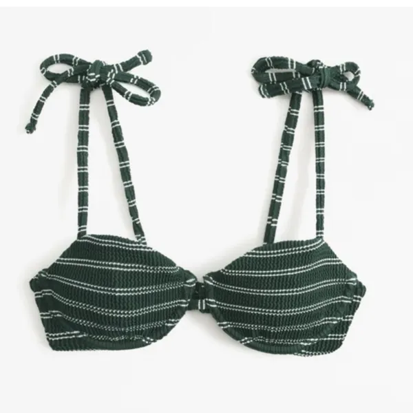 {Abercrombie & Fitch} Brand New Tie-Strap Underwire Bikini Top - Image 4