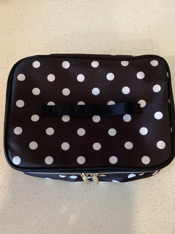 kate spade Black with White Polka Dot Insulated Lunch Carrier - Image 2