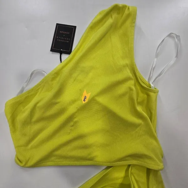 Michael Costello x REVOLVE Decker Maxi Dress in Lime Small - Image 8