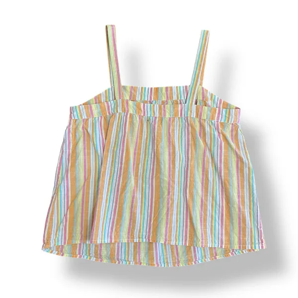 Nasty Gal Cotton Stripe Cami and Shorts Pajama Set Size‎ US 4 - Image 3