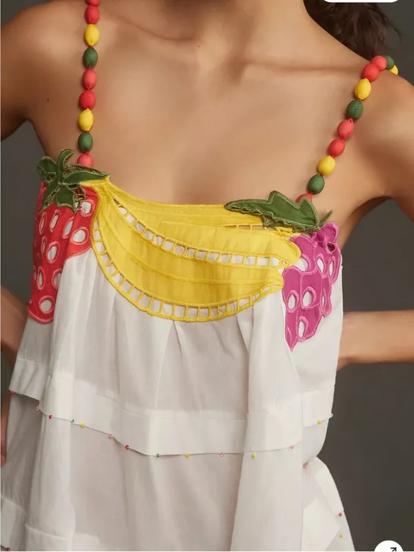 Farm Rio Fruits Richelieu Maxi Dress - Image 5