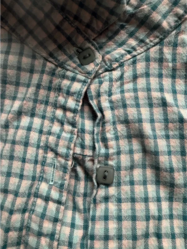 Vintage button up Green Size M - Image 4