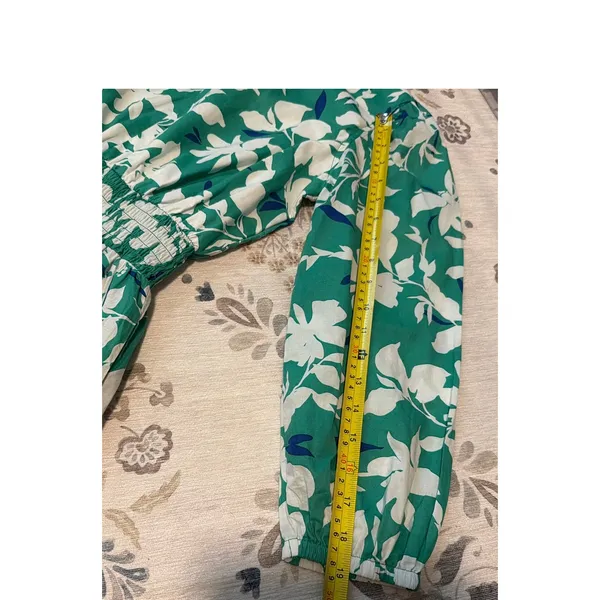 Southern Tide Blaire Blossom Bay Printed Maxi Dress - Green/Navy - Size Small - Image 7