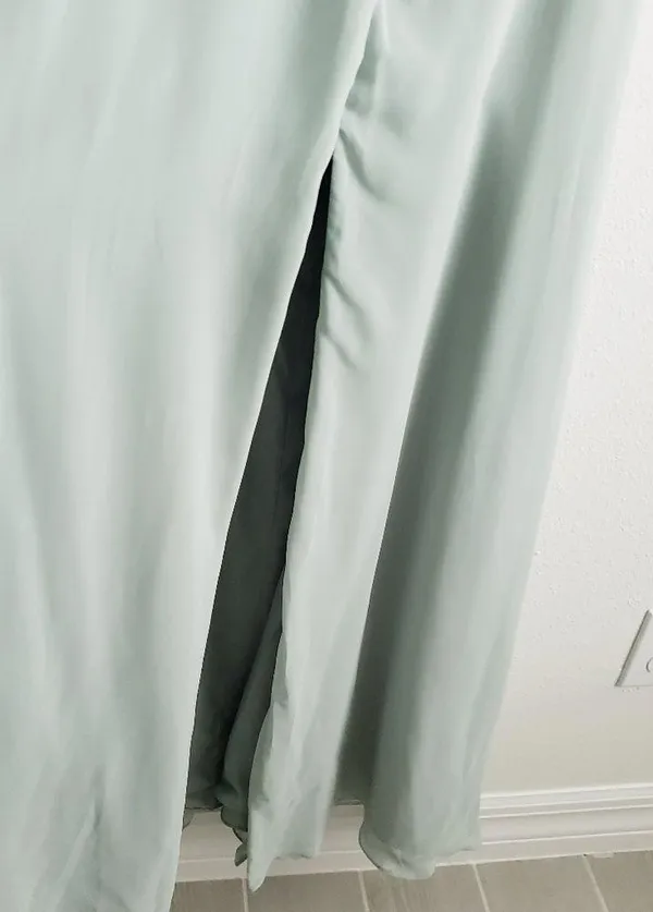 Azazie Bailey Agave Bridesmaid Dress New With Tags - Image 6