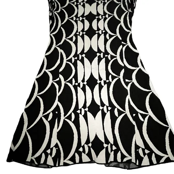 Anthroplogie Art Deco Sweetheart Neckline Twee Knit Dress - Image 5