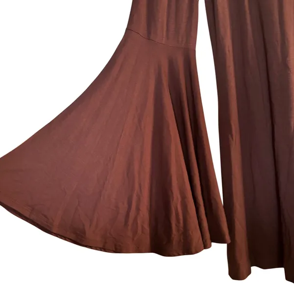 Women’s Free People Beach Dare to Dance Mini Dress in Brown Sz LG - Image 3