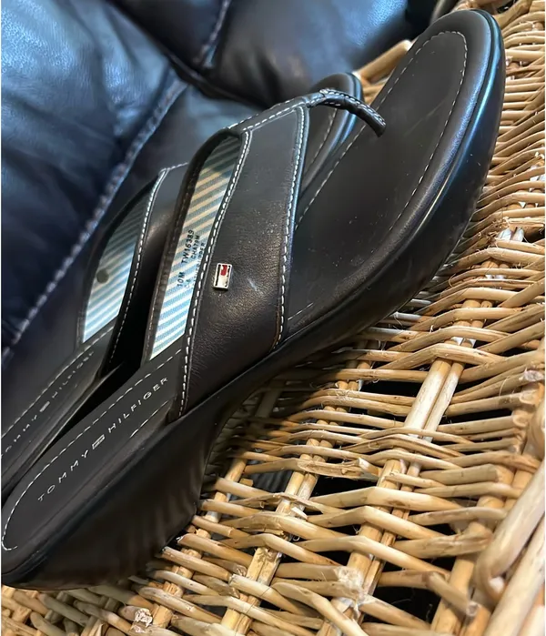 Tommy Hilfiger Leather Sandals Brown - Image 3