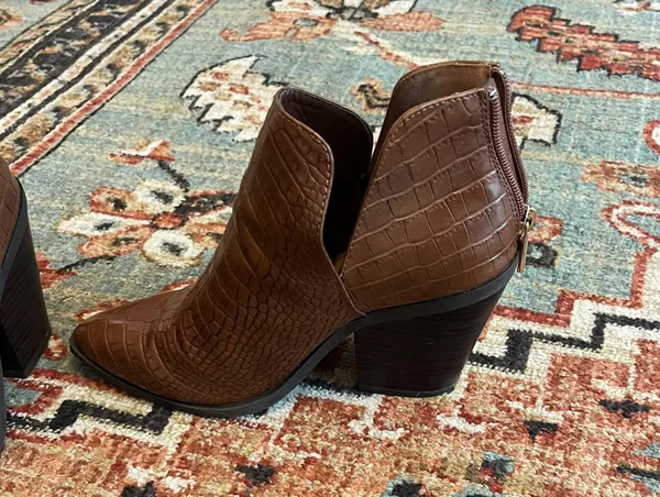 Brown Booties Size 7.5 - Image 2