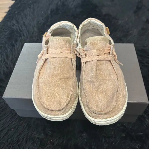 Hey dude tan glitter casual shoes sneakers - Image 4