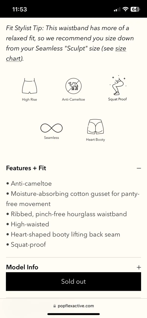 POPFLEX Crisscross Hourglass® Seamless Legging - Image 4