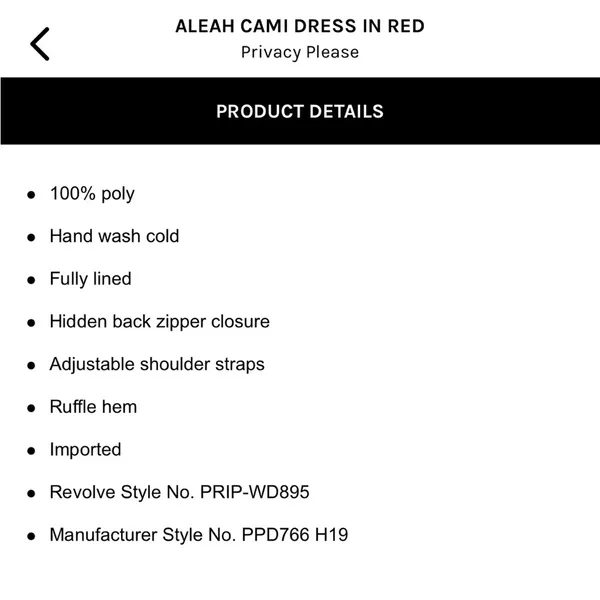 Revolve ✨WORN ONCE✨ Aleah Cami Dress - Image 4