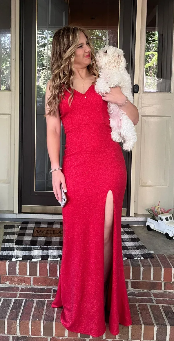 Prom dress Red Size 4 - Image 2