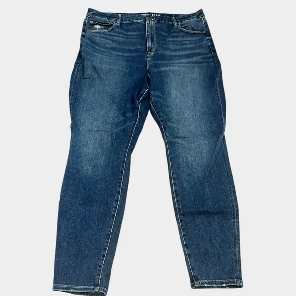 American Eagle Outfitters XL Blue Denim Jeggings Jeans - Image 5