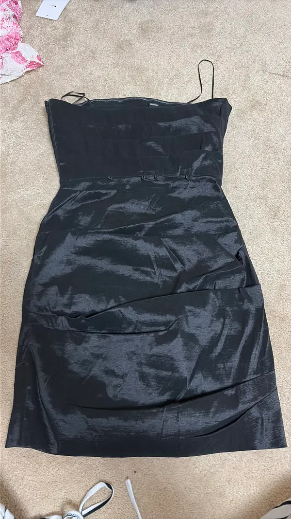 Black Windsor Dress Mini With Bow - Image 5