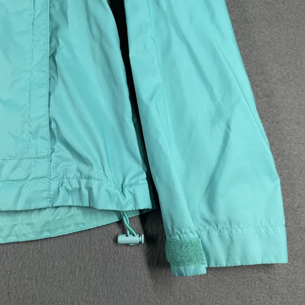 Columbia Jacket Womens Medium Green Hooded Lightweight Full Zip Windbreaker - Image 2