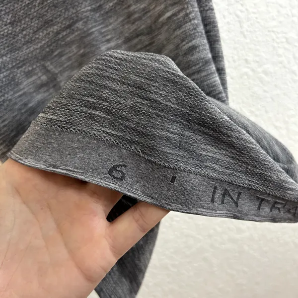 Lululemon Swiftly Tech Racerback Heathered Gray Womens Size 6 - Image 3