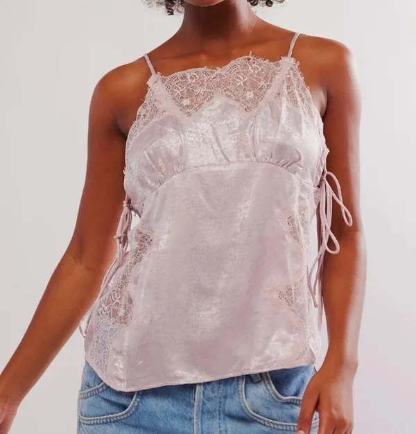 Free people intimately shimmer on cami NWOT - Image 4