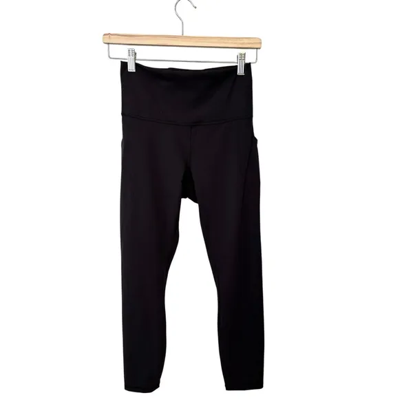 Lululemon Wunder Train HR Tight with Pockets 25"size 8 Black NWT Authentic - Image 4