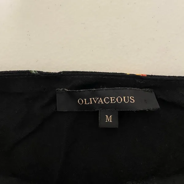 Olivaceous women’s floral miniskirt‎ — medium - Image 7