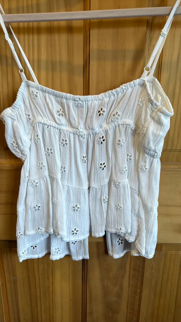 White American Eagle Tank Top - Image 2
