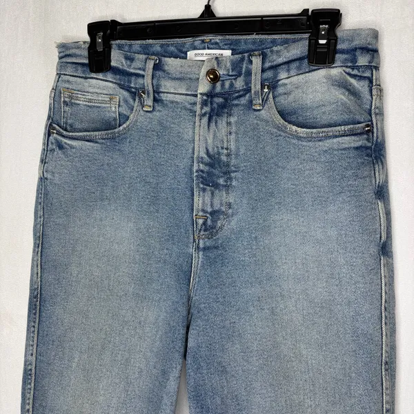 Good American Good Curve‎ Crop Slim Fit Jeans - Image 4