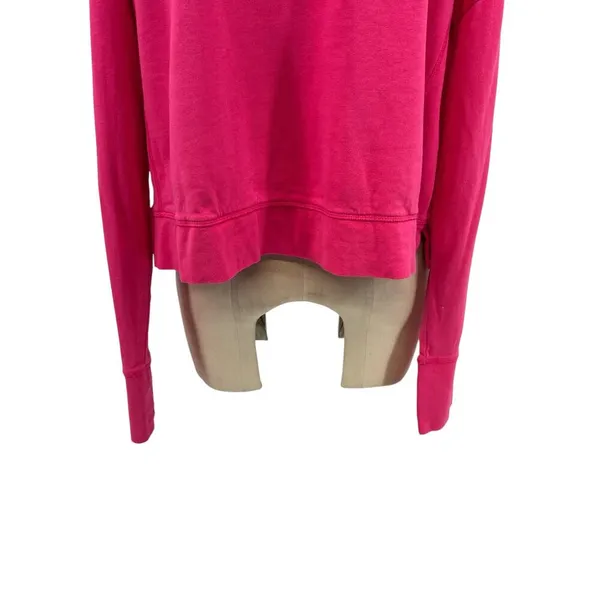 Sweaty Betty After Class Crop Sweatshirt Bright Pink Size‎ US 10 / Large - Image 11