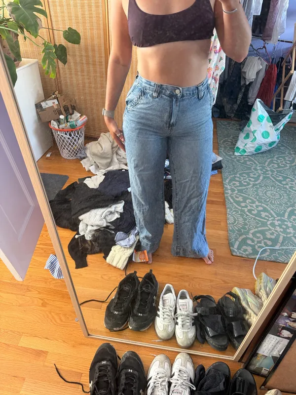 Habitual light wash wide leg jeans - Image 2